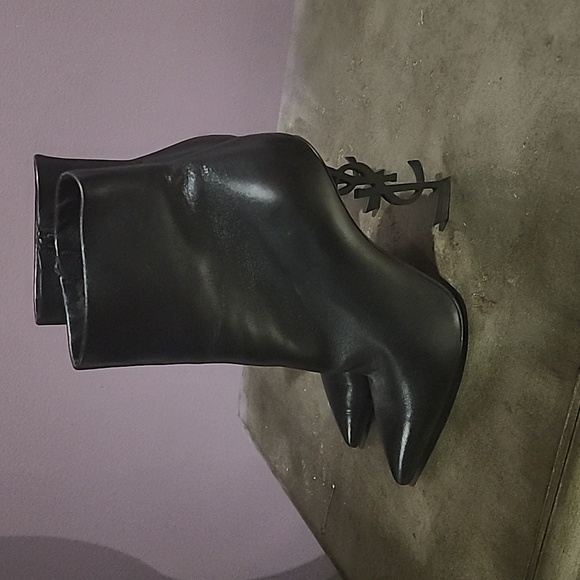 💯 Auth YSL Opyum blk bootie 39.5 - Picture 2 of 6